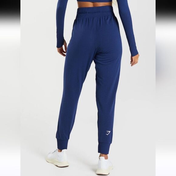 Gymshark Women't Lightweight Jogger Pants In Blue Size Medium - Picture 12 of 14